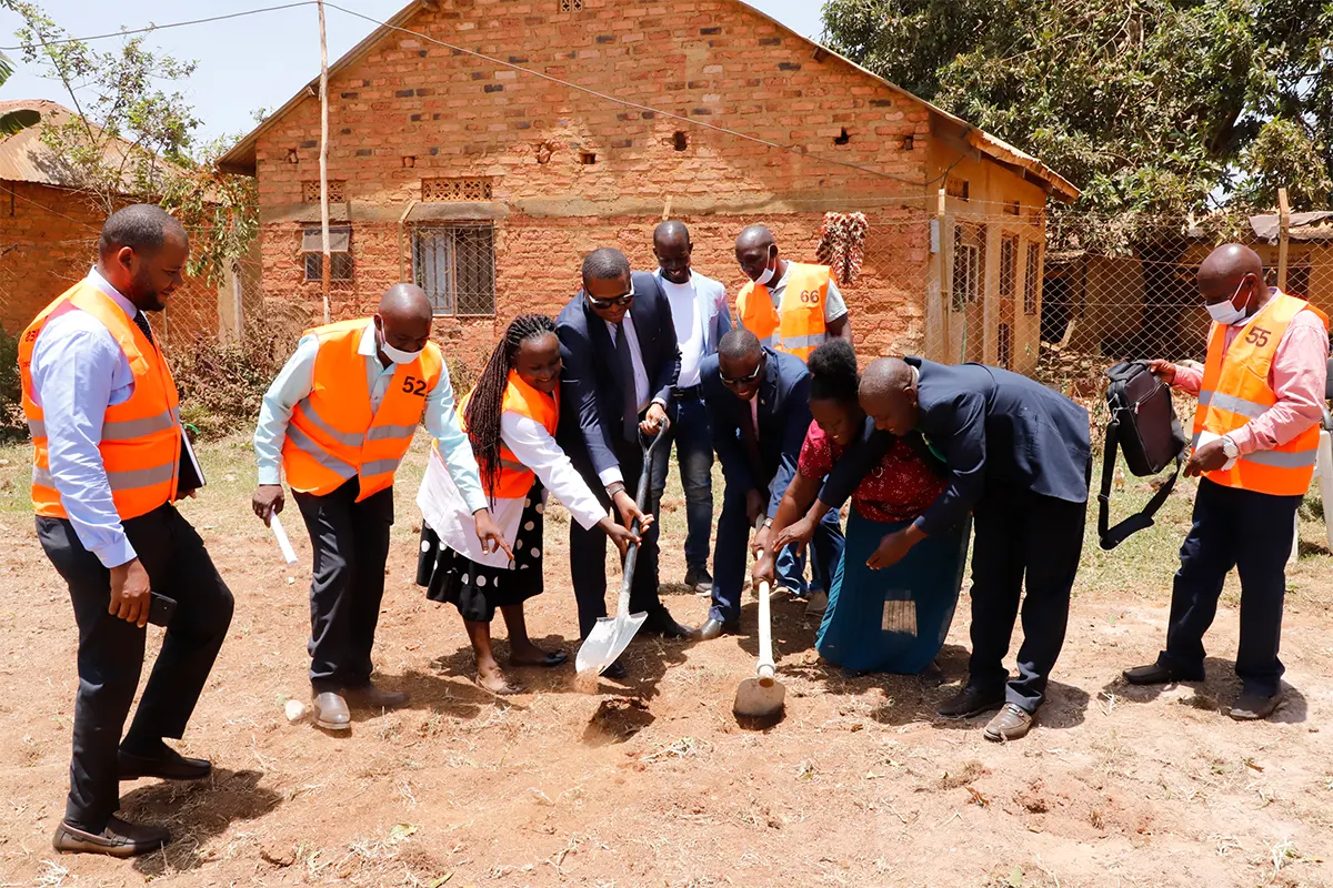 Kigungu Health Center III Staff House Ground Breaking
